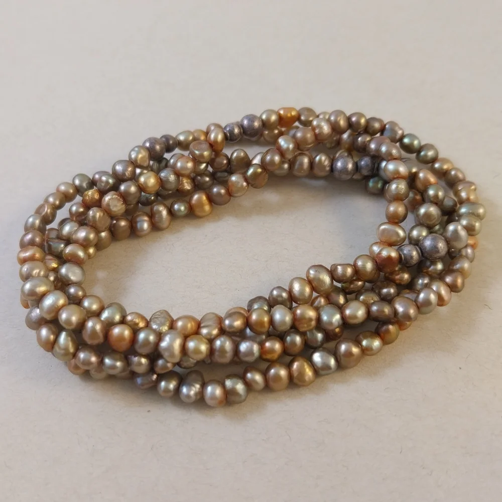 Freshwater Pearl Multi-Strand Bracelet - Picture 9 of 13